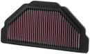 K&N 98-02 Kawasaki ZX6R Ninja/05-08 ZZR600 Air Filter-2