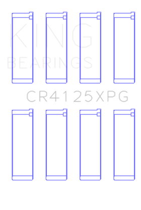 King Subaru EJ20/EJ22/EJ25 (Suites 52mm Journal Size) Tri-Metal Perf Rod Bearing Set - Size +.025mm