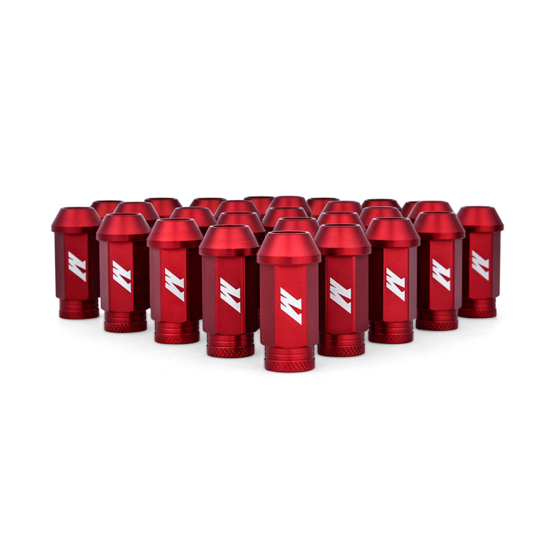 Mishimoto Aluminum Locking Lug Nuts M12x1.5 27pc Set Red - 0