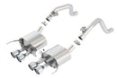 Borla 14-15 Chevy Corvette C7 w/o AFM w/o NPP Atak Rear Section Exhaust Quad Rd RL Tips-1