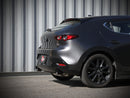 aFe 19-22 Mazda 3 L4 2.5L Takeda 3in to 2-1/2in 304 Stainless Steel Axle-Back Exhaust w/ Black Tip-2