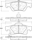 StopTech Street Brake Pads - Rear-1