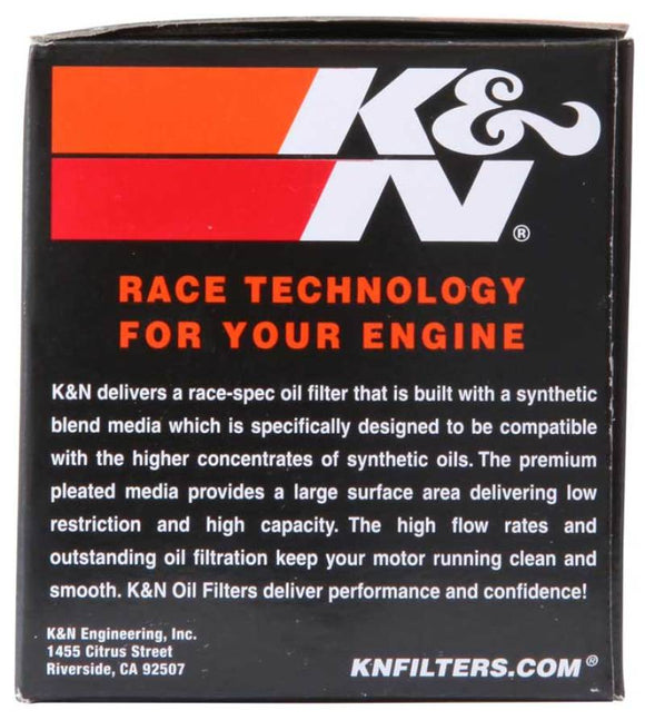 K&N Suzuki / Arctic Cat / Cagiva / Kawasaki / KYMCO / Aprilia 2.813in OD x 3.221in H Oil Filter
