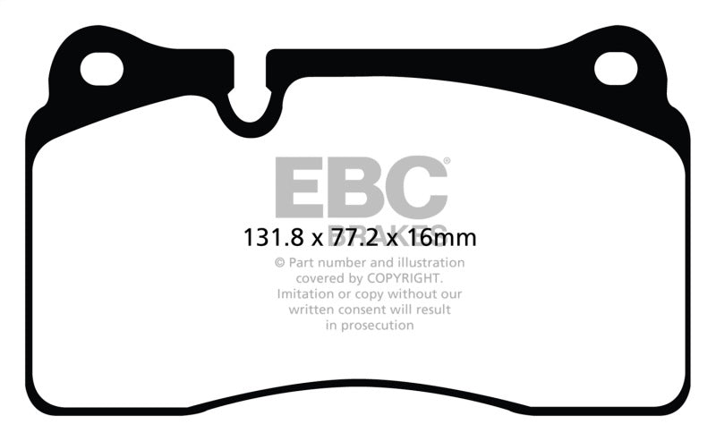 EBC Brakes Redstuff Ceramic Brake Pads - 0