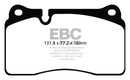 EBC 11-14 Audi TT RS 2.5 Turbo Yellowstuff Front Brake Pads-2