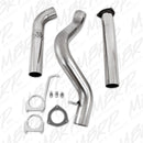 MBRP 07-10 Chevy/GMC 2500/3500 Duramax LMM 4in Filter Back Single Side T409 No Muffler-4