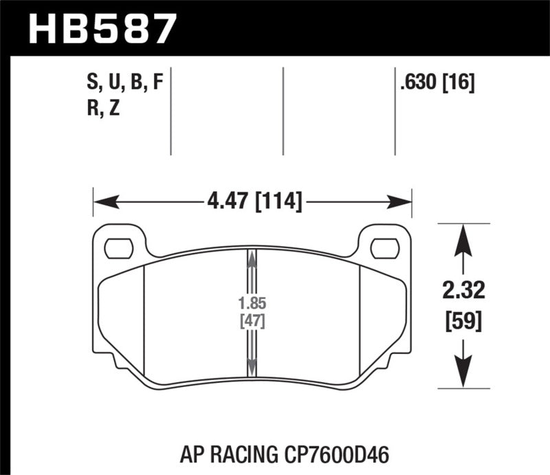 Hawk 2002-2004 Audi A6 (Front Rotors 320mm) HPS 5.0 Rear Brake Pads - 0