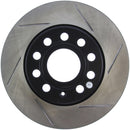 StopTech Power Slot Volkswagen GTI Rear Left Slotted Rotor-1