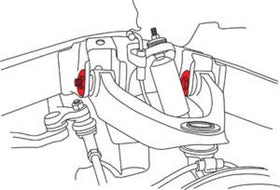 SPC Performance 98-04 Nissan Frontier Front Cam Bolt (2) - 0