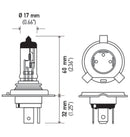 Hella Halogen H4 12V 60/55W Bulb-3