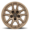ICON Vector 5 17x8.5 5x150 25mm Offset 5.75in BS 110.1mm Bore Bronze Wheel-2