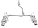 aFe Takeda Exhaust 2.25in to 2in Dia 304SS Cat-Back w/Polished Tips 08-12 Honda Accord Coupe V6 3.5L-2