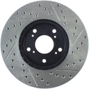 StopTech 06-08 Civic GX / 02-04 CR-V / 98-02 Honda Accord V6 / 03-07 Accord 4 cyl/V6 MT Slotted & D-4