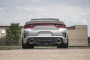 Corsa 2015-2023 Charger SRT/Hellcat/Redeye 2.75in Valved Catback DRE w/ Single 4.5in Blk PVD Tips-2