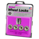 McGard Wheel Lock Nut Set - 4pk. (Under Hub Cap / Cone Seat) M12X1.5 / 19mm & 21mm Hex / .775in. L-6