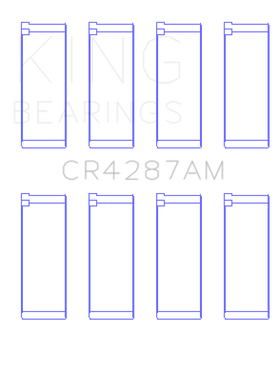 King Engine Bearings Acura B18C1/B18C5 L4/Honda 110CI  DOHC Rod Bearing Set - Size STD