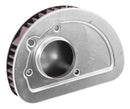 K&N Replacement Unique Air Filter 6.625in L x 4.75in W x 1.625in H with 1 Flange for Harley-Davidson-6