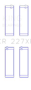 King Audi R8 4.2L/5.2L/Lamborghini Gallardo/Huracan V10 Coated AMS Alpha Performance Rod Bearing Set-1