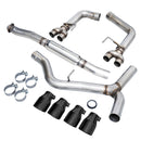 AWE Tuning Subaru WRX/STI VA/GV Sedan Track Edition Exhaust - Diamond Black Tips (102mm)-5