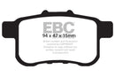 EBC 09-14 Acura TSX 2.4 Ultimax2 Rear Brake Pads-1