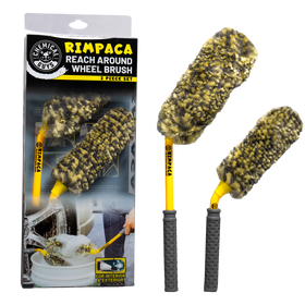 Chemical Guys Rimpaca Reach Around Ultimate Wheel Brush Set - 2 Pcs - 0