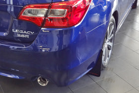Rally Armor 15-19 Subaru Legacy Black UR Mud Flap w/ Grey Logo - 0