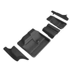 3D MAXpider 17-21 Tesla Model Y Kagu 3rd Row Floormats - Black - 0