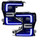 Oracle 20-22 Ford F-250/350 Super Duty Dynamic ColorSHIFT Headlight DRL Upgrade Kit w/Switchback-6