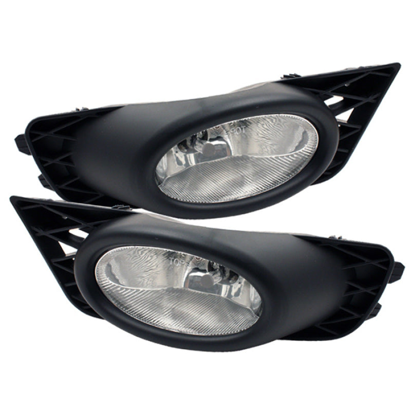 Spyder Honda Civic 09-11 4Dr OEM Fog Lights W/Switch- Clear FL-CL-HC09-4D-C - 0