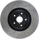 StopTech 05-10 Subaru Impreza WRX/STi Slotted & Drilled Left Front Rotor-5