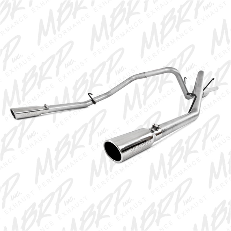 MBRP 2006-2008 Dodge Ram Hemi 1500 5.7L SC/CC-SB Cat Back Dual Split Rear - 0