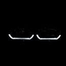 ANZO 2005-2008 Toyota Corolla Crystal Headlight Chrome Amber-3