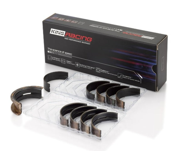 King Engine Bearings Nissan KA-24DE Performance Main Bearing Set - Size +.025mm