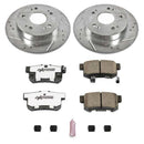 Power Stop 13-15 Acura ILX Rear Z26 Street Warrior Brake Kit-1