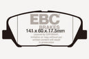 EBC 12-15 Hyundai Veloster 1.6 Turbo Yellowstuff Front Brake Pads-3