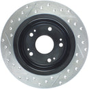 StopTech 09-10 Acura TSX / 08-10 Honda Accord Coupe/05-10 Sedan Left Rear Slotted & Drilled Rotor-5