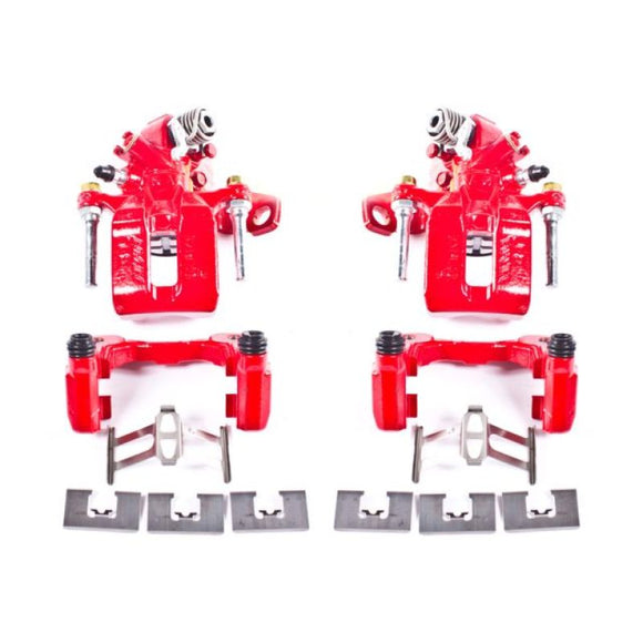 Power Stop 06-11 Acura CSX Rear Red Calipers w/Brackets - Pair