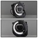 xTune 15-17 Jeep Renegade Light Bar DRL Projector Headlights -Black (PRO-JH-JREN-LBDRL-BK)-6