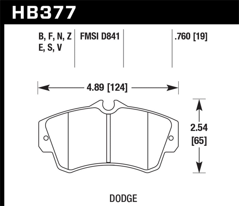 Hawk SRT4 HPS Street Front Brake Pads - 0