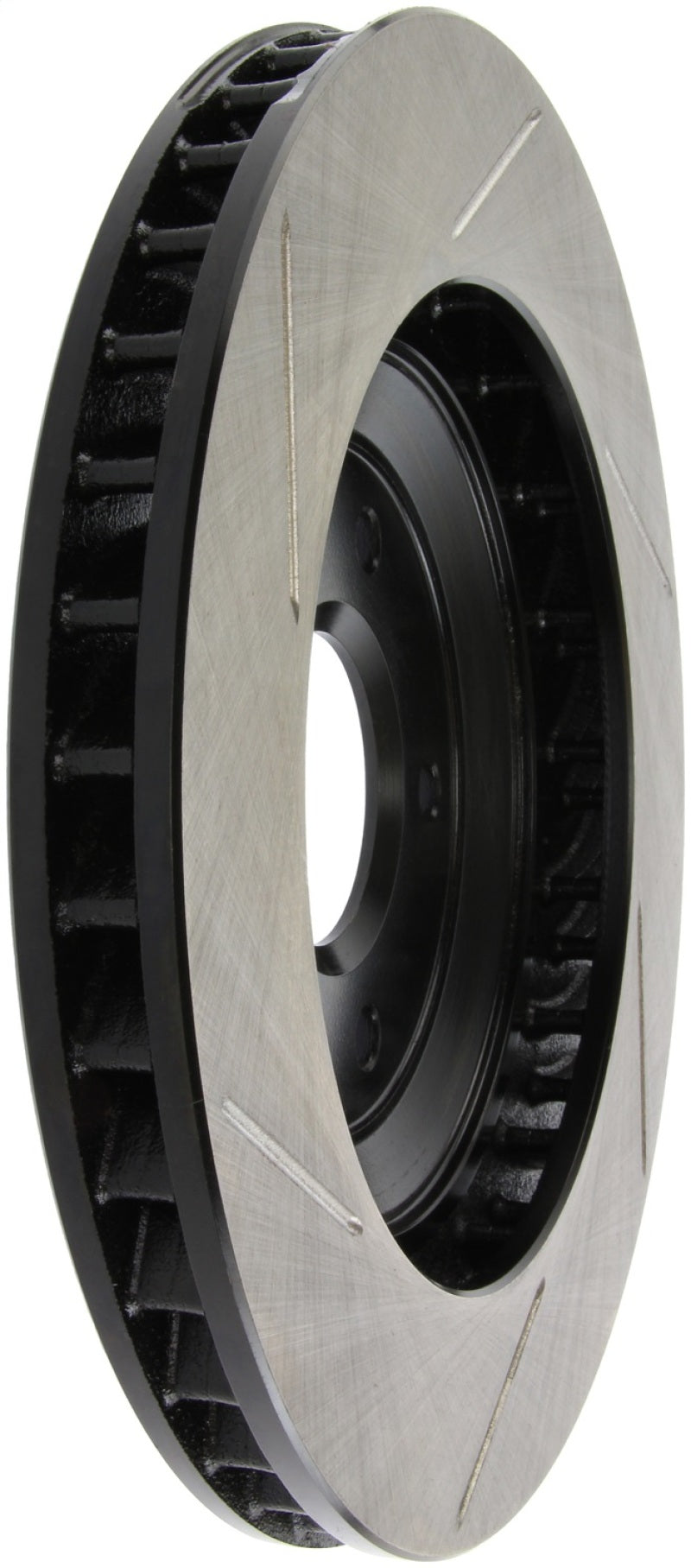 StopTech Power Slot 97-04 Chevy Corvette / 04 & 08 Cadillac XLR/XLR-V Front Left Slotted Rotor - 0