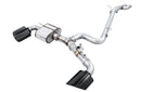 AWE Tuning 18-19 Audi TT RS 8S/RK3 2.5L Turbo Track Edition Exhaust - Diamond Black RS-Style Tips-3