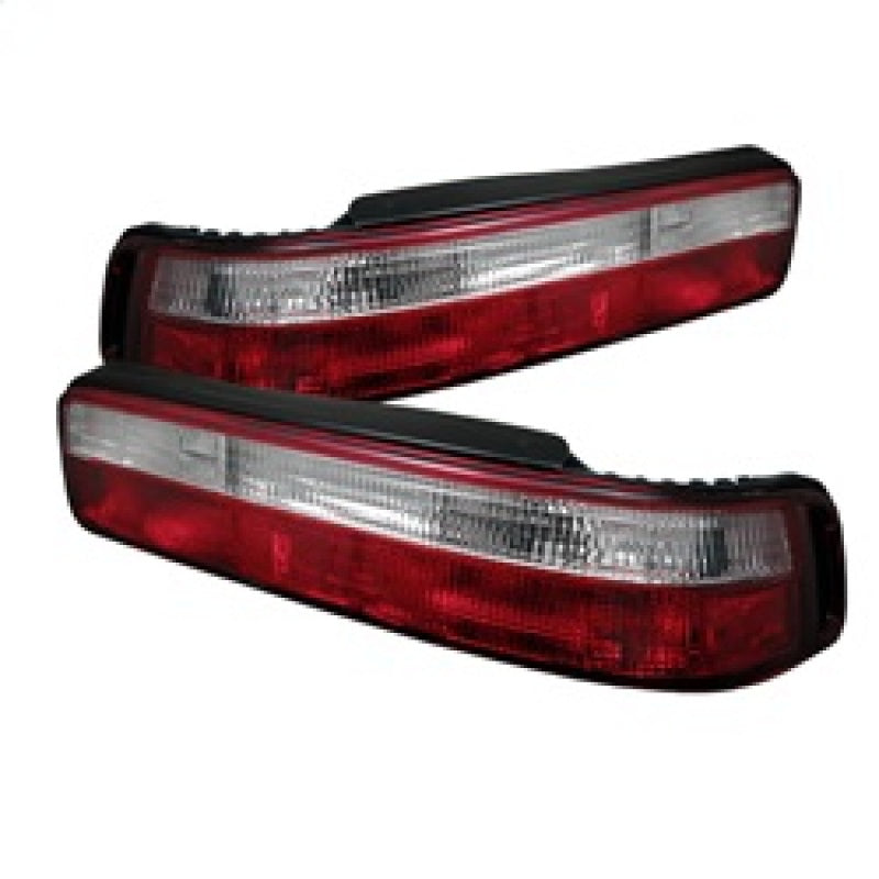 Spyder Acura Integra 90-93 2Dr Euro Style Tail Lights Red Clear ALT-YD-AI90-RC - 0