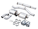 AWE Subaru BRZ/ Toyota GR86/ Toyota 86 Touring Edition Cat-Back Exhaust- Chrome Silver Tips-7
