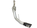 aFe Atlas Exhausts 4in Cat-Back Aluminized Steel Exhaust Sys 2015 Ford F-150 V6 3.5L (tt) Black Tip-2
