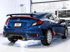 AWE Tuning 2016+ Honda Civic Si Touring Edition Exhaust w/Front Pipe & Triple Diamond Black Tips - 0