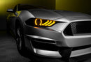Oracle Lighting 18-23 Ford Mustang Dynamic ColorSHIFT LED Headlights - Black Series-7