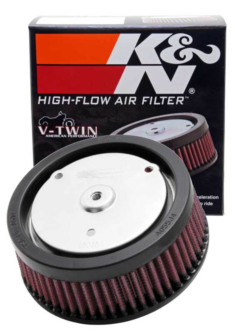 K&N Replacement Air Filter 5.5in Top OD x 6in Base OD x 2.313in H for Harley Davidson - 0