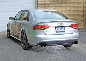 AWE Tuning Audi B8 / B8.5 S4 3.0T Track Edition Exhaust - Chrome Silver Tips (90mm) - 0