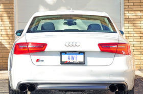 AWE Tuning Audi C7 / C7.5 S6 4.0T Track Edition Exhaust - Diamond Black Tips - 0
