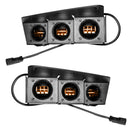Oracle High 21-22 Ford Bronco Triple LED Fog Light kit for Steel Bumper-9